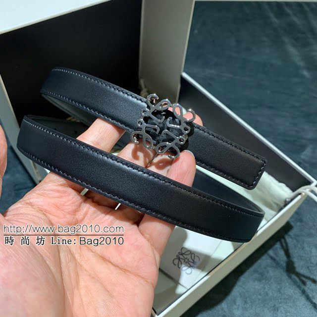 LOEWE女士皮帶 羅意威Anagram圖案帶扣小牛皮腰帶  jjp1328